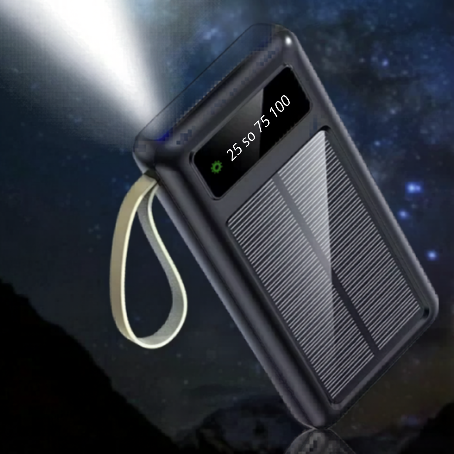 Multi Adapter Solar Powerbank (8000mAh)