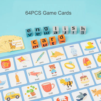 Wooden Letter Cognitive Challenge Word Game