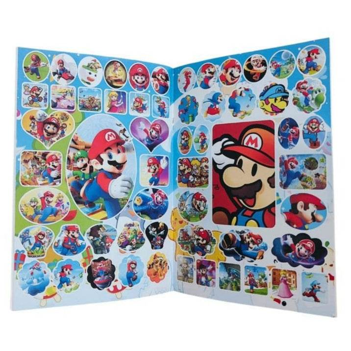 Mario Colouring Sticker Book