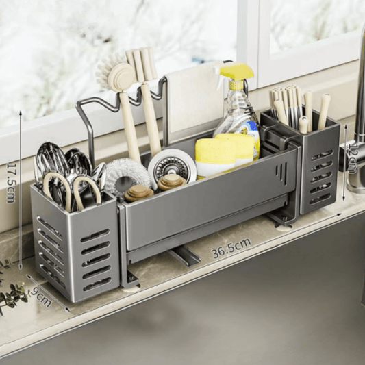 Stylish Multi-Compartment Sink Organiser