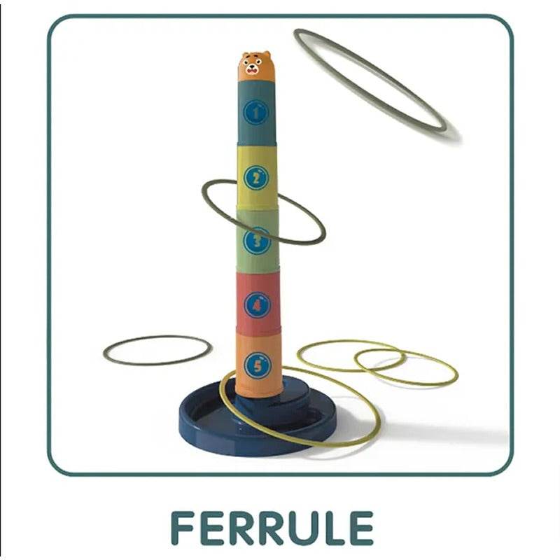 Plastic Cup Stacking Throwing Ring (14pcs)