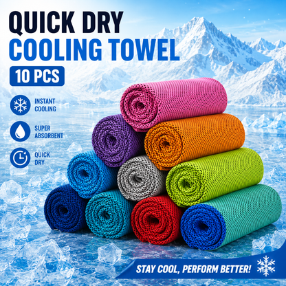 Quick Dry Cooling Towel (10 pcs)