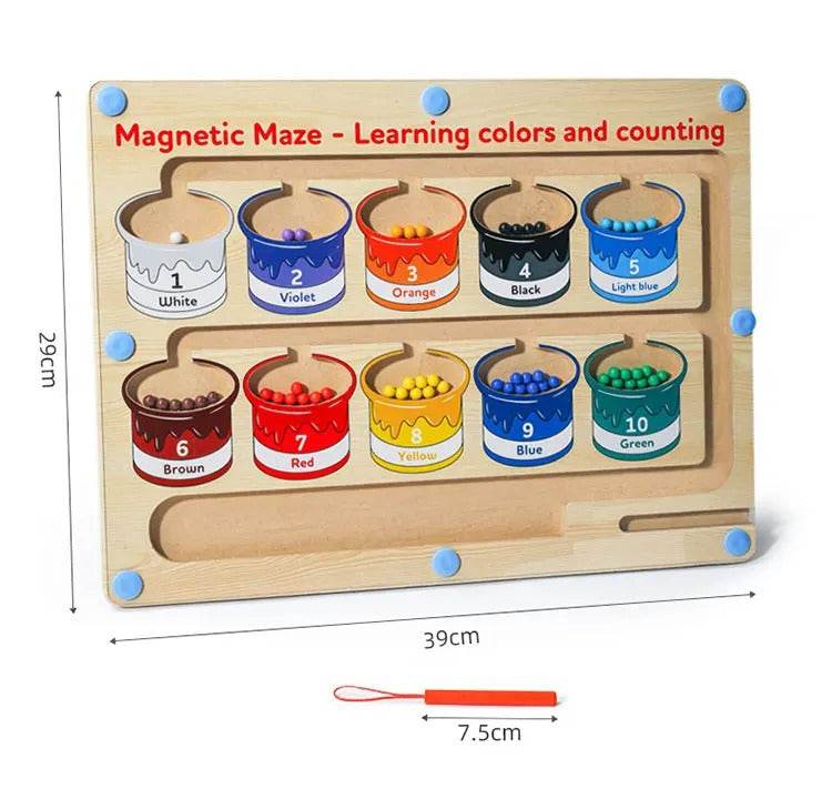 Educational Magnetic Colour And Numbers Classification