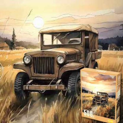 Designed Puzzle (500pcs)(Car)(508x360mm)