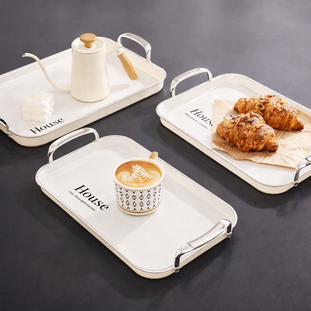 House Silver Elegance Tray Set (3 pcs)