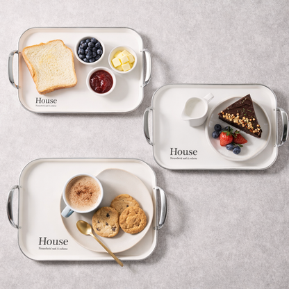 House Silver Elegance Tray Set (3 pcs)