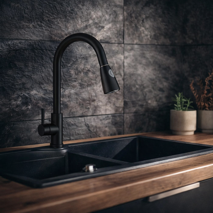 Matte Pull Down Kitchen Faucet