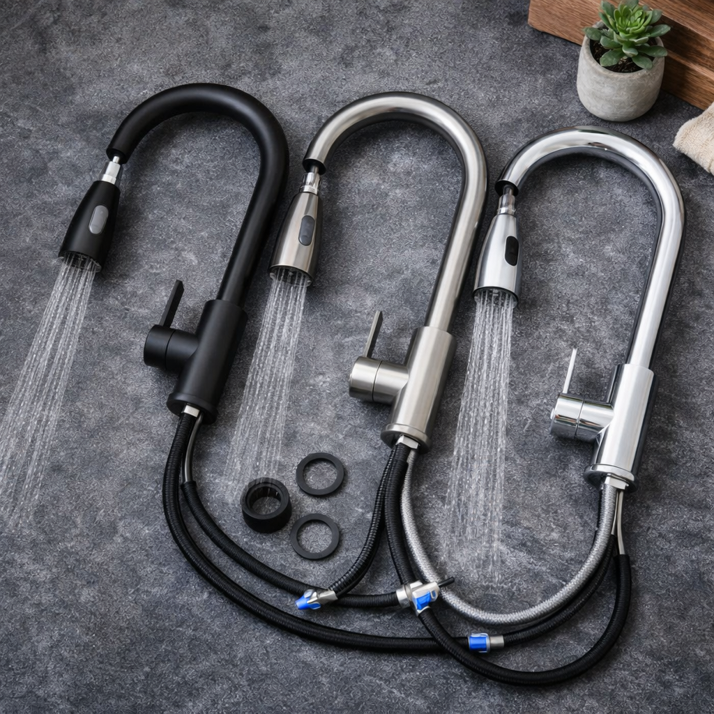 Matte Pull Down Kitchen Faucet