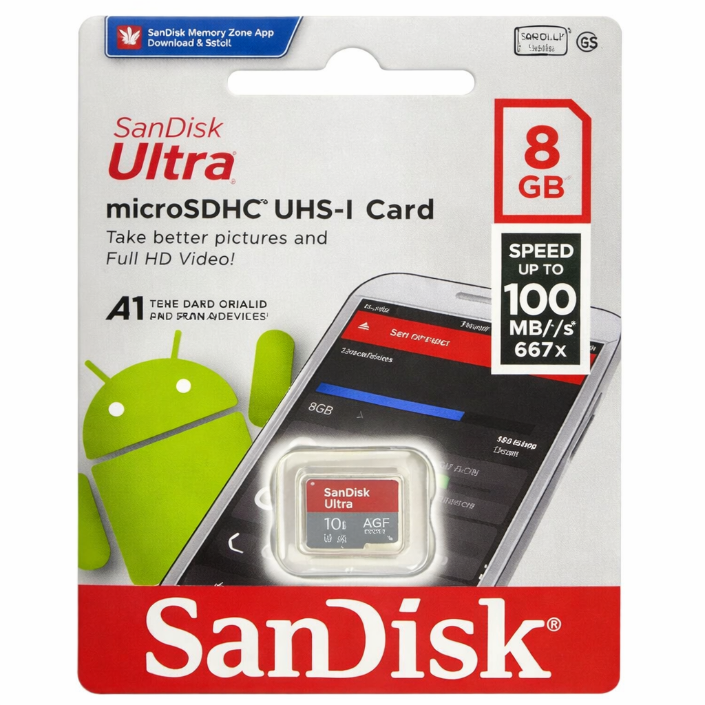 SanDisk Ultra 8 GB microSD Card (8GB)