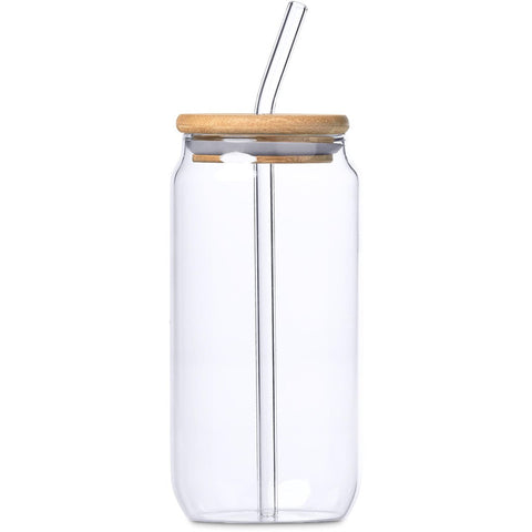 Elegant Ultra Durable Clear Glass Cup (500ml)(Each) - Alt View