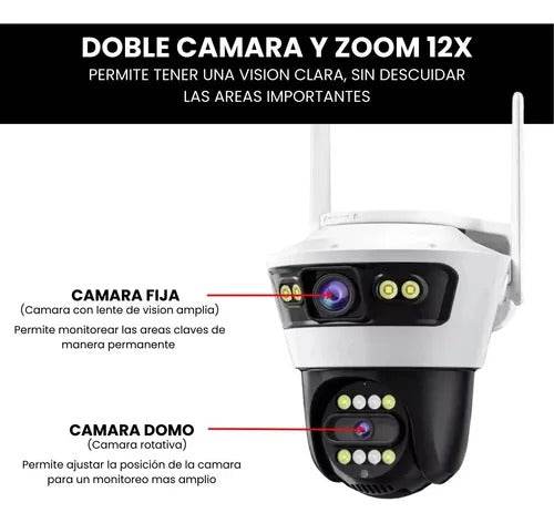 Outdoor IP Wifi Camera Fixed + Rotating