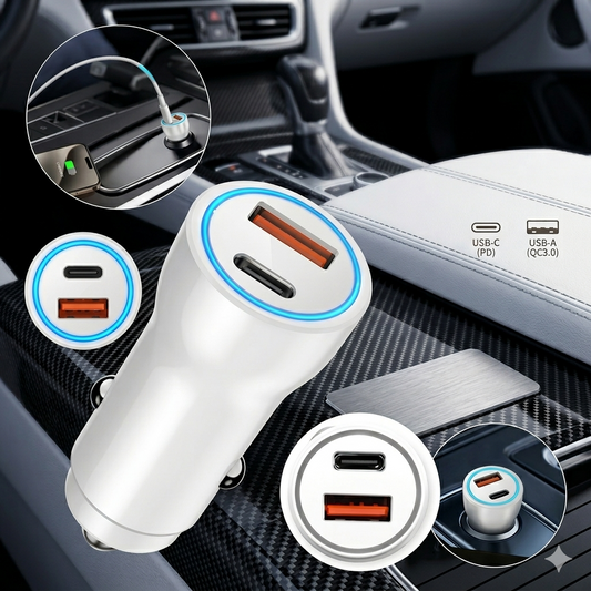 Dual-Port Fast Power Super Car Charger