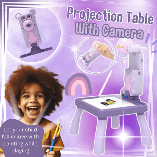 3in1 Projection Painting Table With Camera