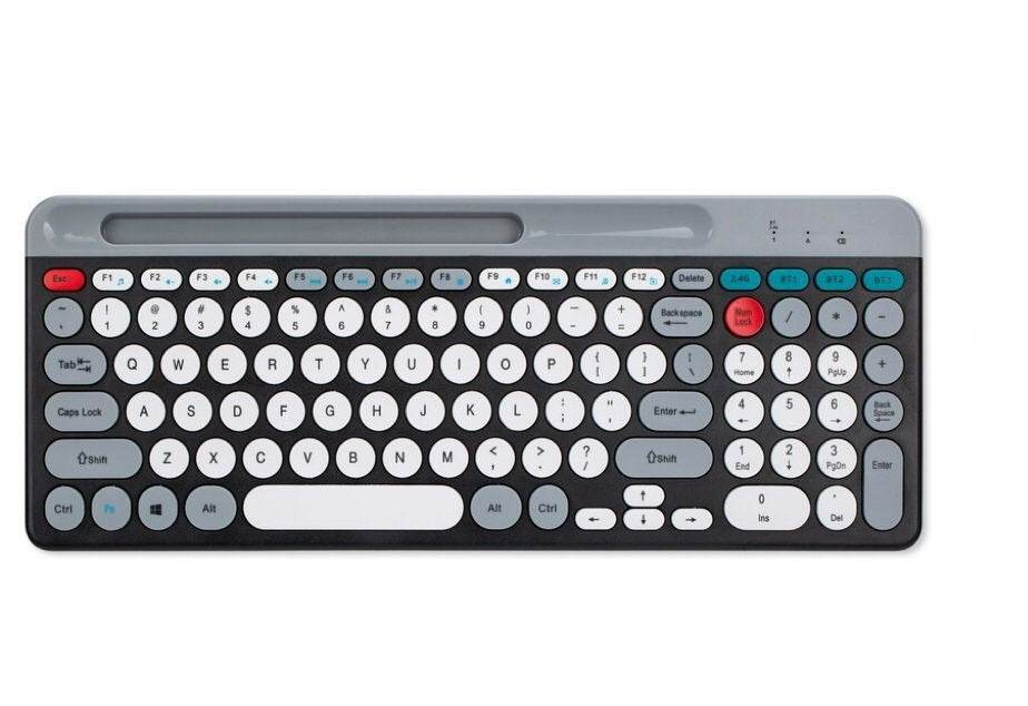 Fashion Phone Slot Portable Wireless Keyboard With Mouse