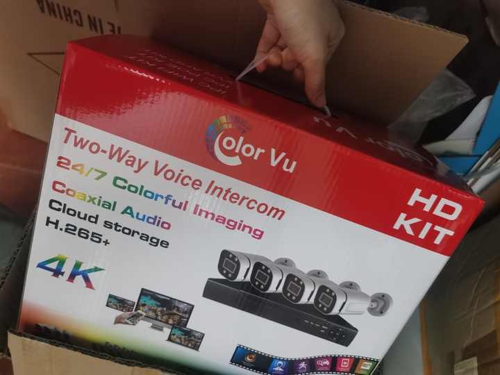 CCTV Analog Camara Kit (4 Cameras)(ICSEE APP)
