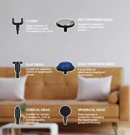 Massage Gun with Hot & Cold Compress