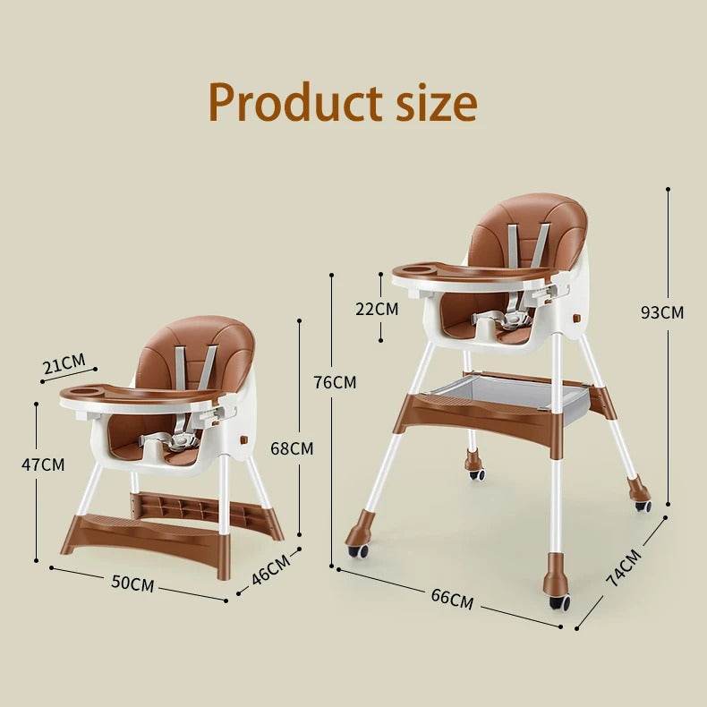 Baby Foldable Portable Multifunctional Dining Chair