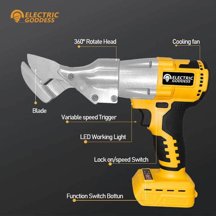 Cordless Metal Cutting Tool (2 Batteries)