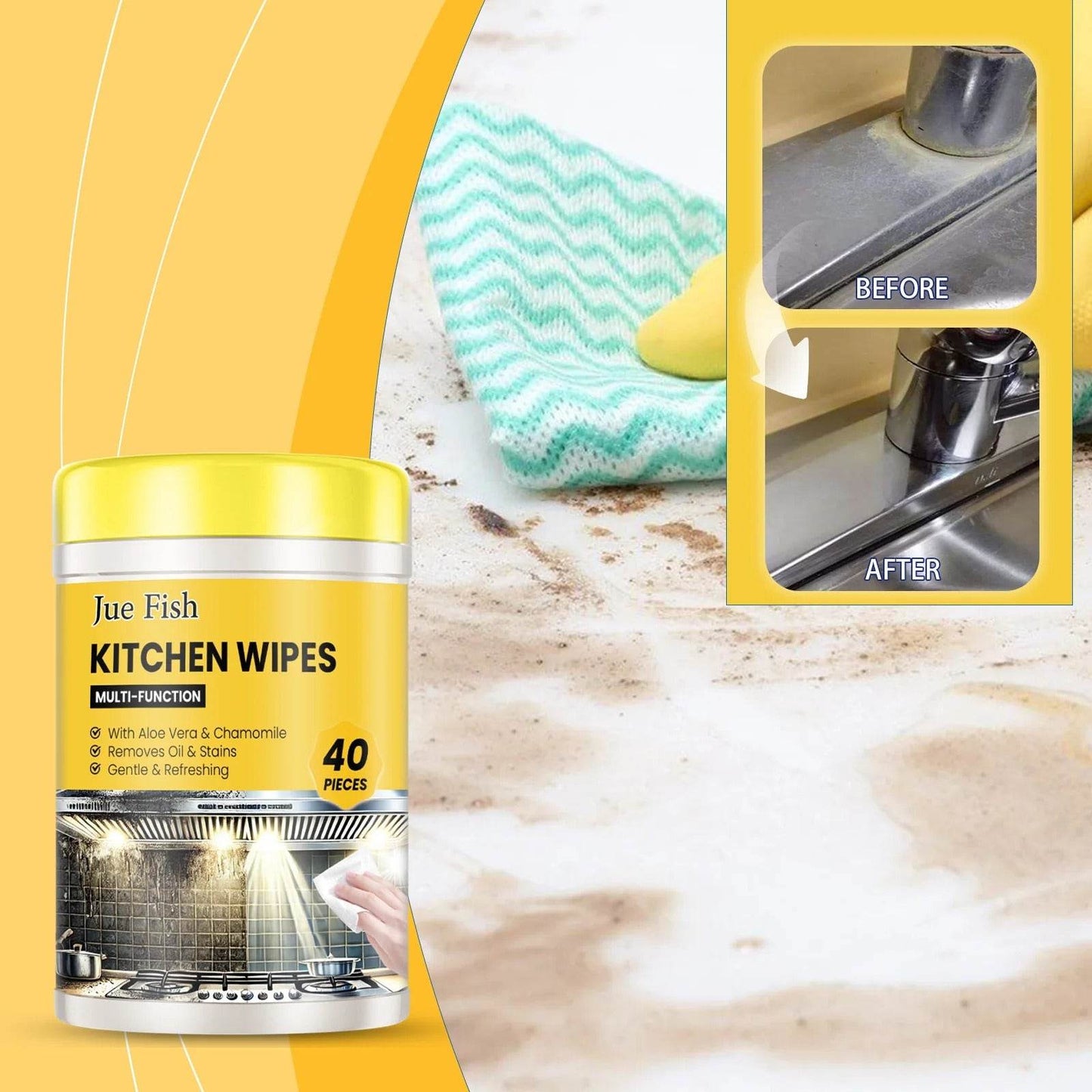 Kitchen Wipes (40 pcs)