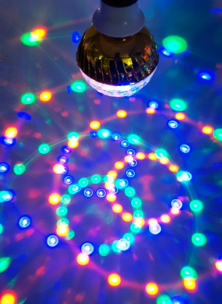 Crystal Magic Disco LED Bulb