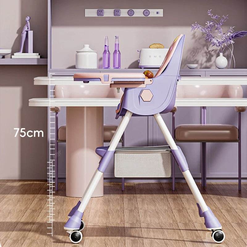 Baby Foldable Portable Multifunctional Dining Chair