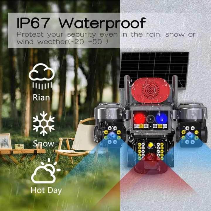 Outdoor Surveillance PTZ Camera (4G)(6MP)