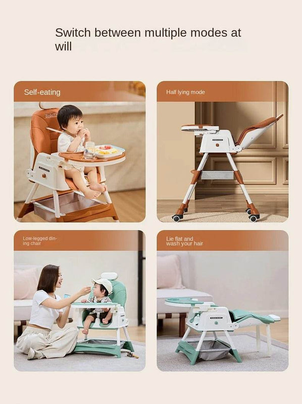 Baby Foldable Portable Multifunctional Dining Chair
