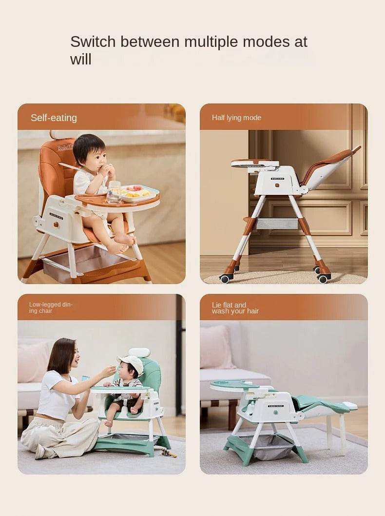 Baby Foldable Portable Multifunctional Dining Chair
