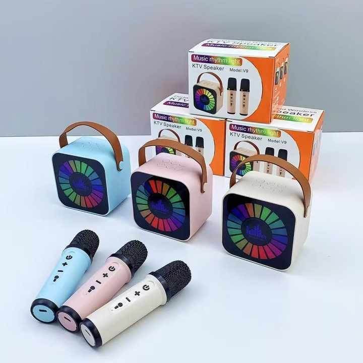 RGB Light for Bluetooth Karaoke Speaker (2 mics included)