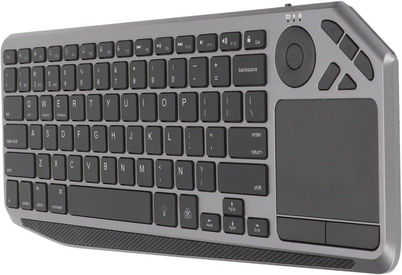 Wireless Touch TV Keyboard with Easy Media Control and Touchpad