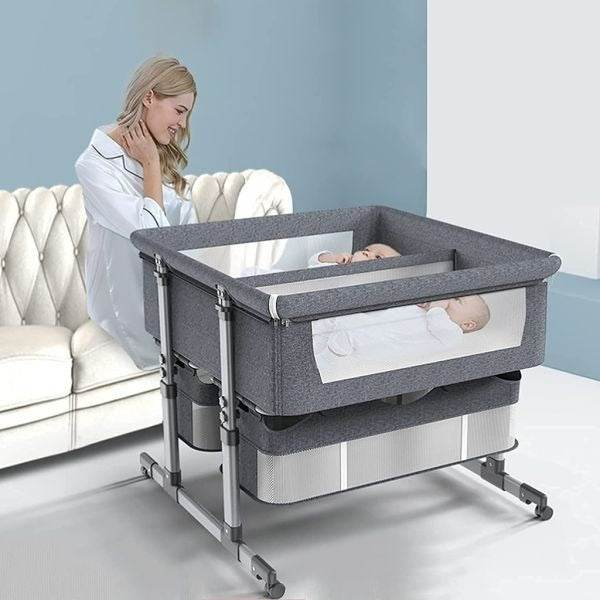 Twins Baby Crib Bedside Baby Cot