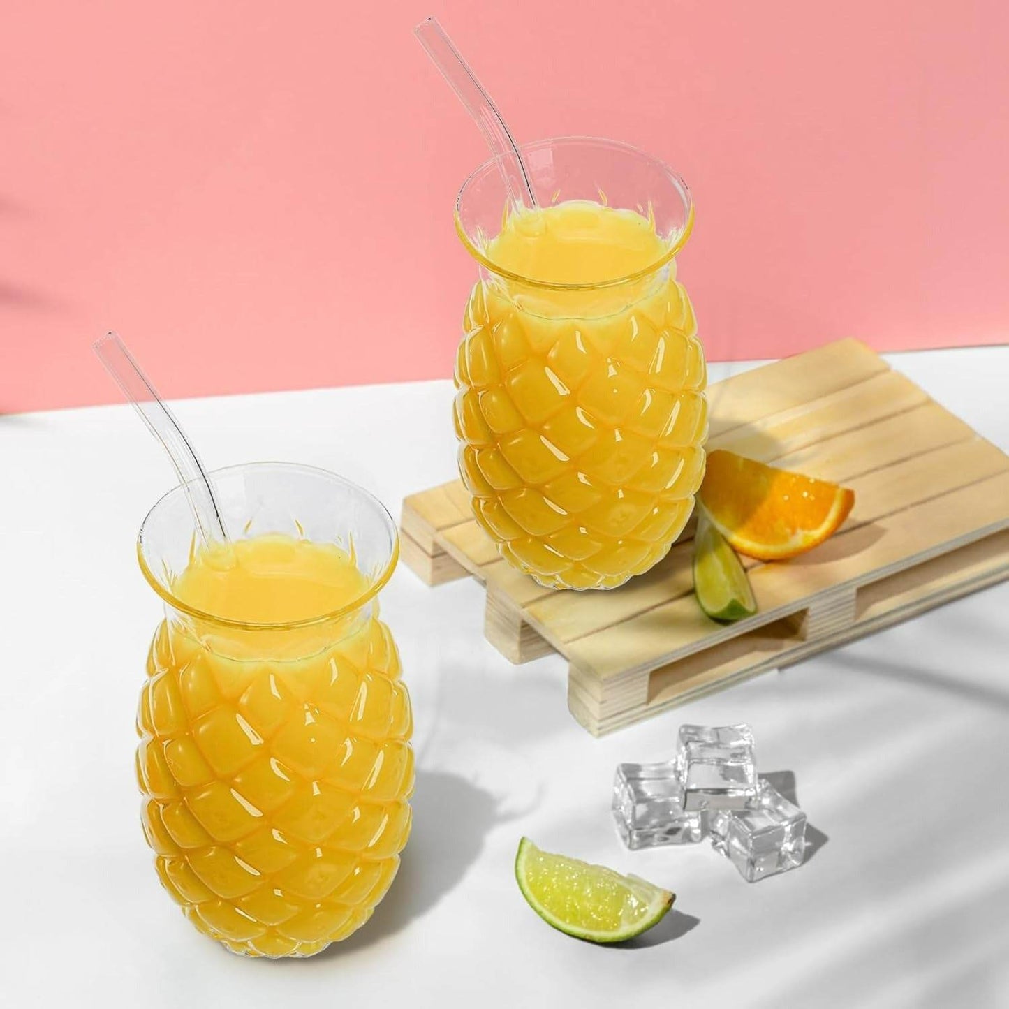 Pineapple Drinking Glass (450ml)(Each)