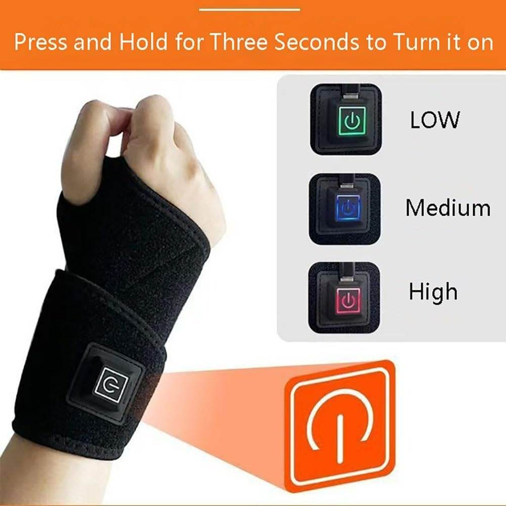 Adjustable USB Heating Wrist Brace