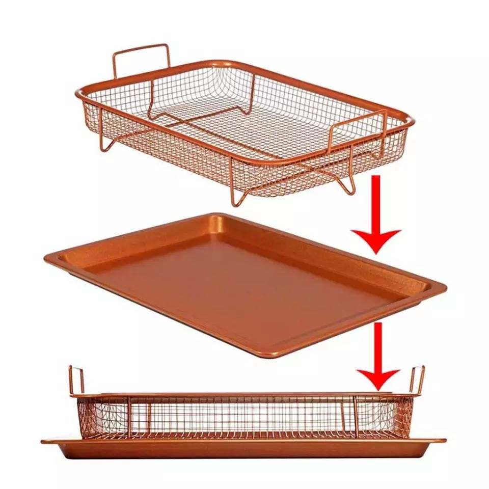 Rectangular Copper Chef Crisper