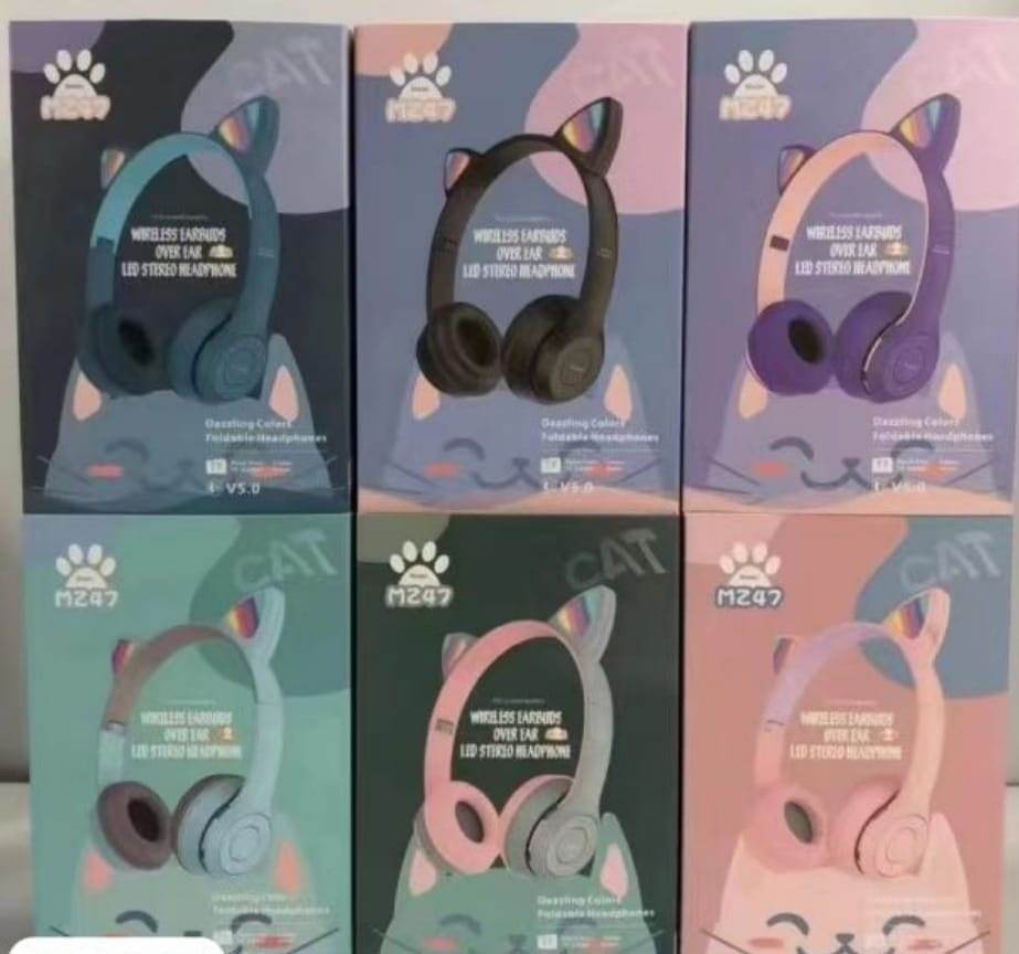 Cat Ear Wireless Rechargeable Headphones