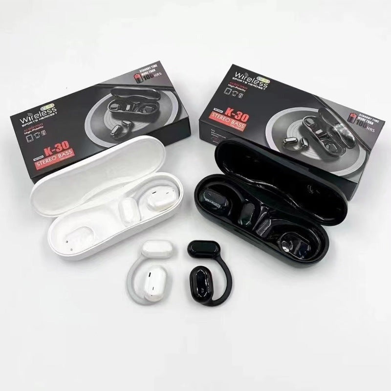 Wireless Earbuds Non In Ear Earphones (White)