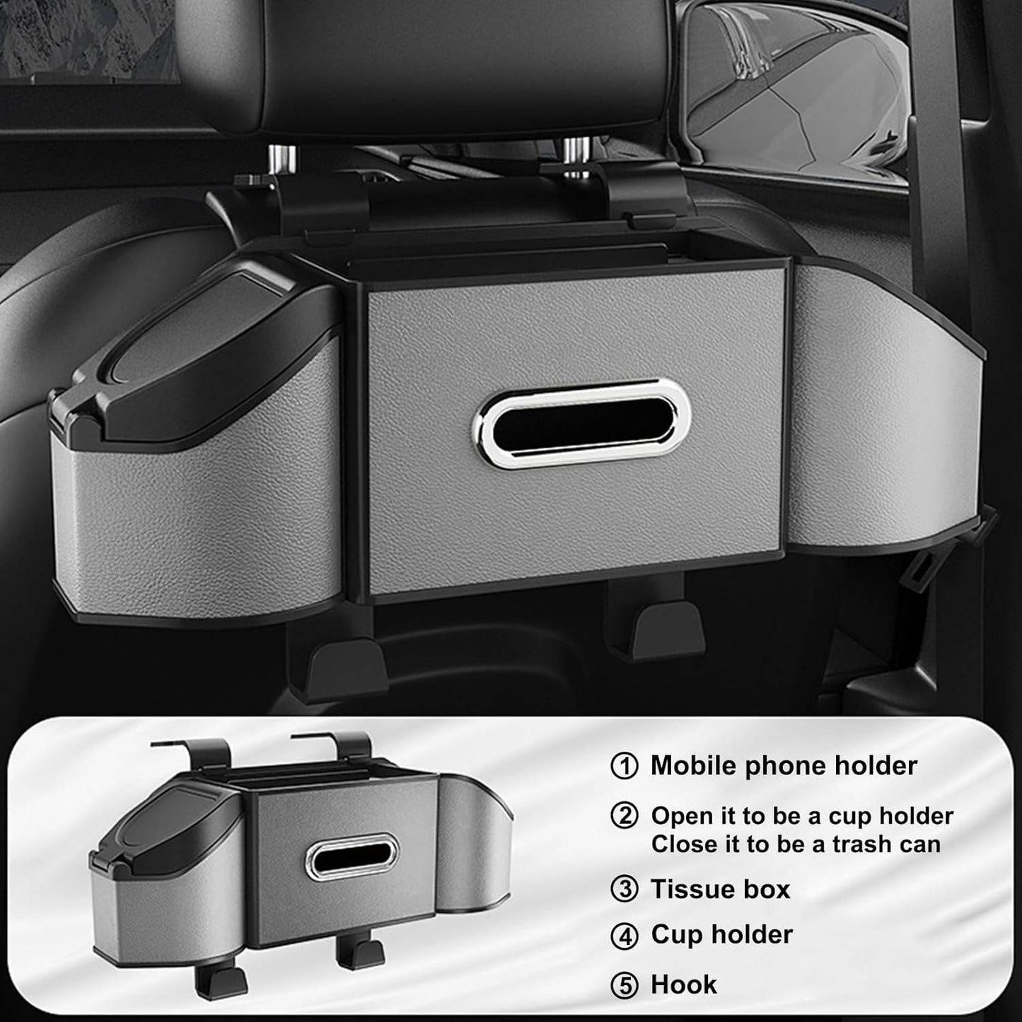 Multipurpose Car Accessory Backseat Organiser