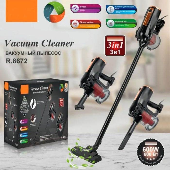 3in1 Vacuum Cleaner (600W)