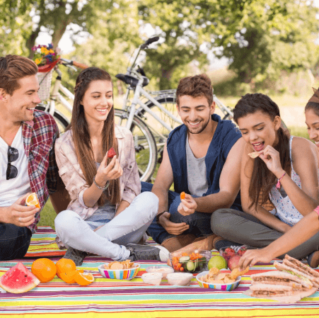 Colourful Folding Picnic Blanket
