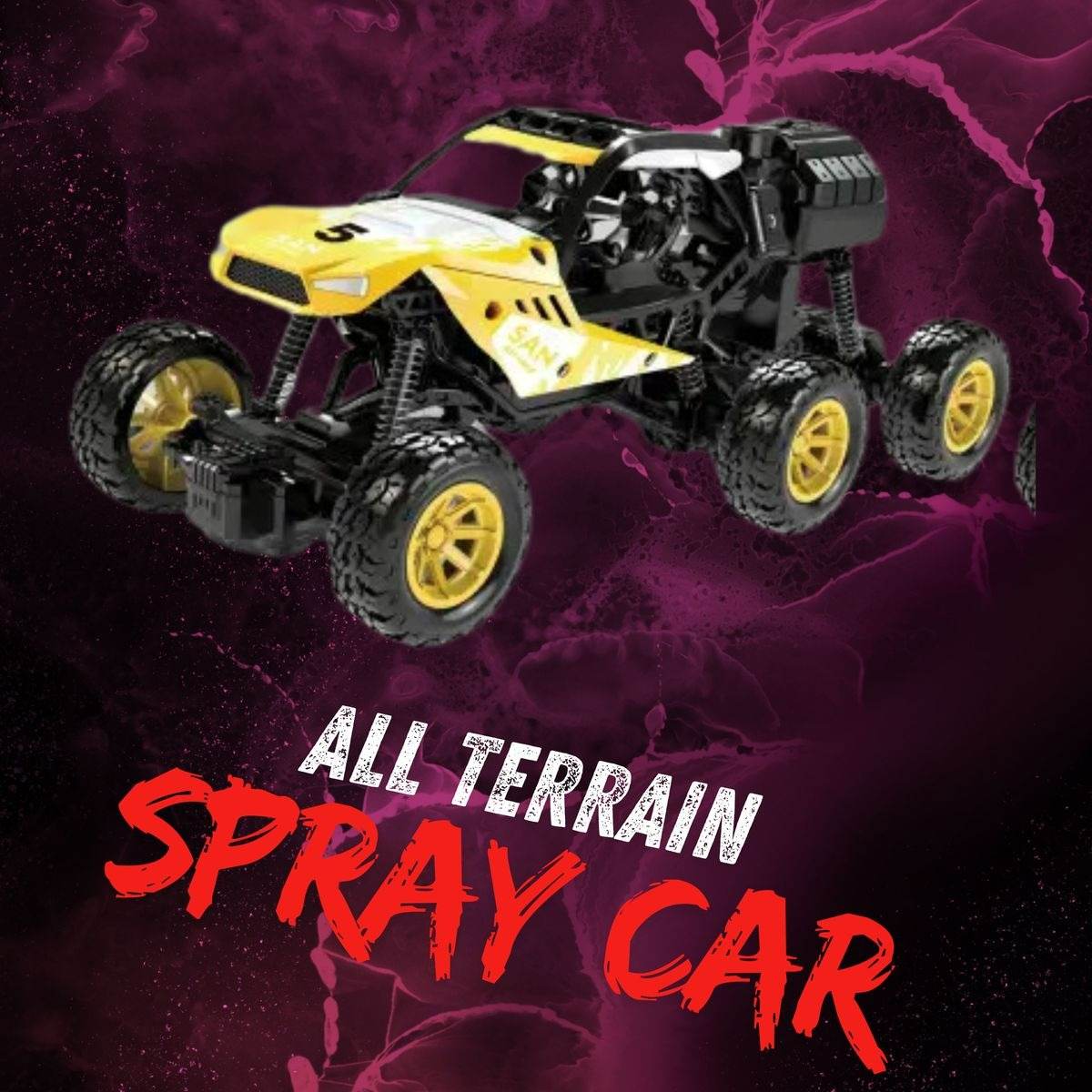 Six Wheel Cross Country Spray Car