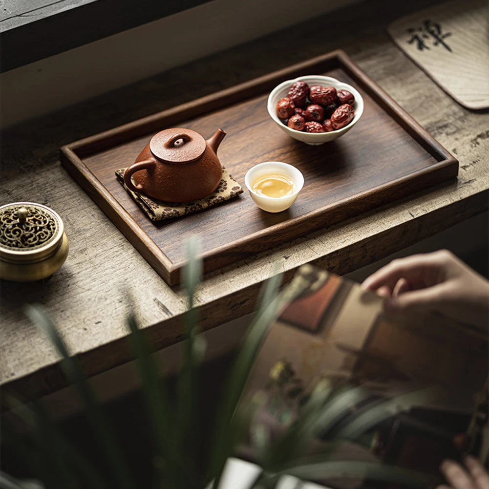 Dark Bamboo Nesting Tray Set (3 pcs)