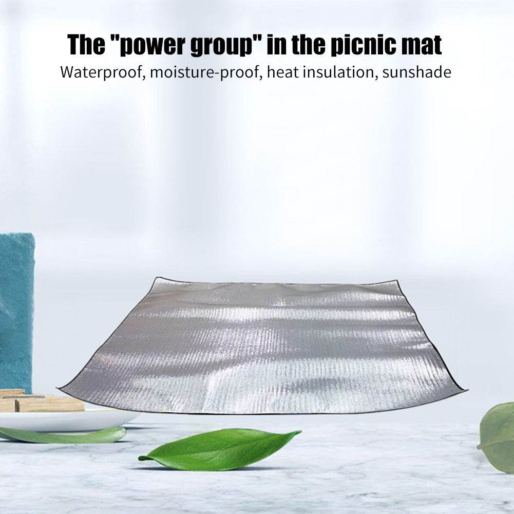 Aluminum Foil Outdoor Waterproof Picnic Mat (2x1.5m)
