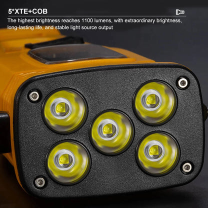 High Lumen Super Bright Solar Emergency Flashlight