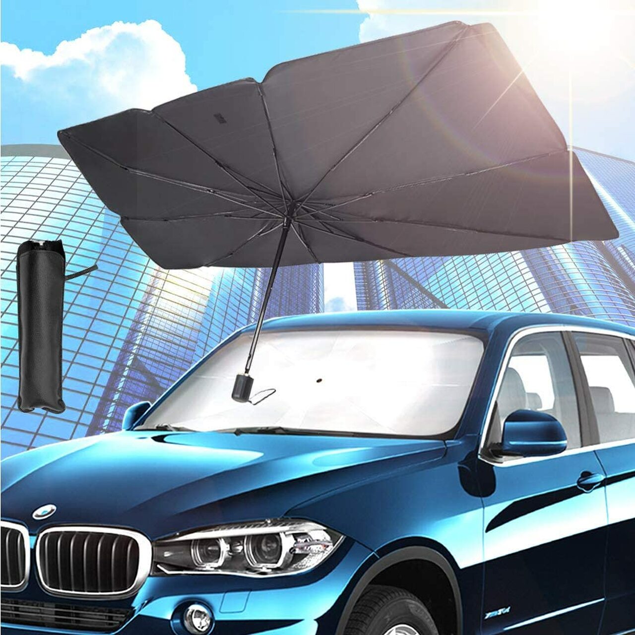 Car Windshield Sun Shade Umbrella