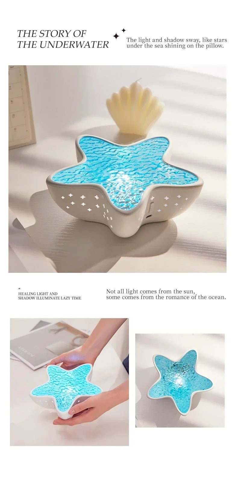 Starfish Sky Projector Lamp
