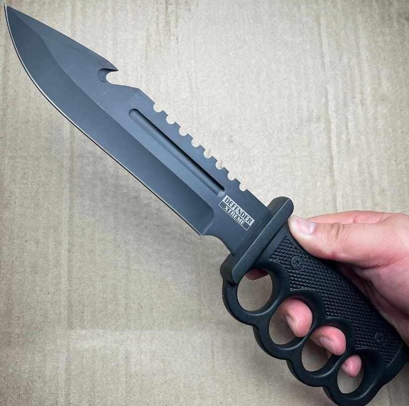 Survival Combat Trench Military Fixed Blade (12.5 Inch)