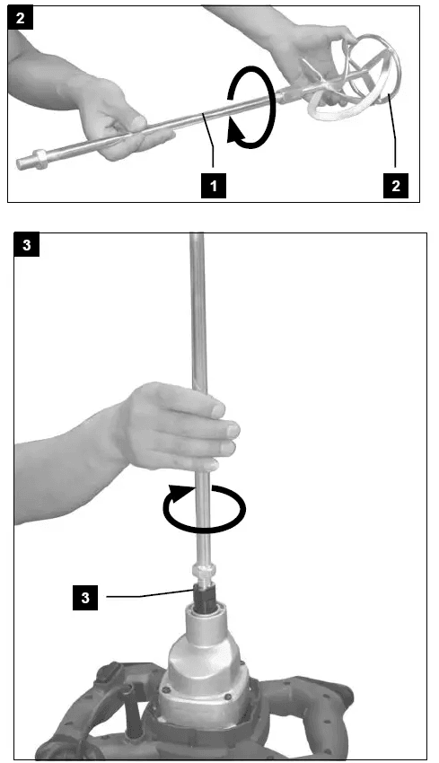 Electric Paddle Mixer (1200W)