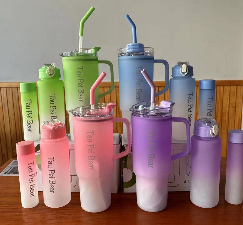 3in1 Plastic Water Bottle Set