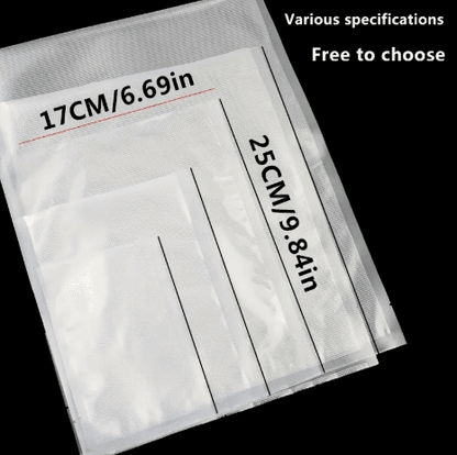 Embossed Vacuum Sealer Freezer Bags (Small)(50 pcs) - DMC Wholesale