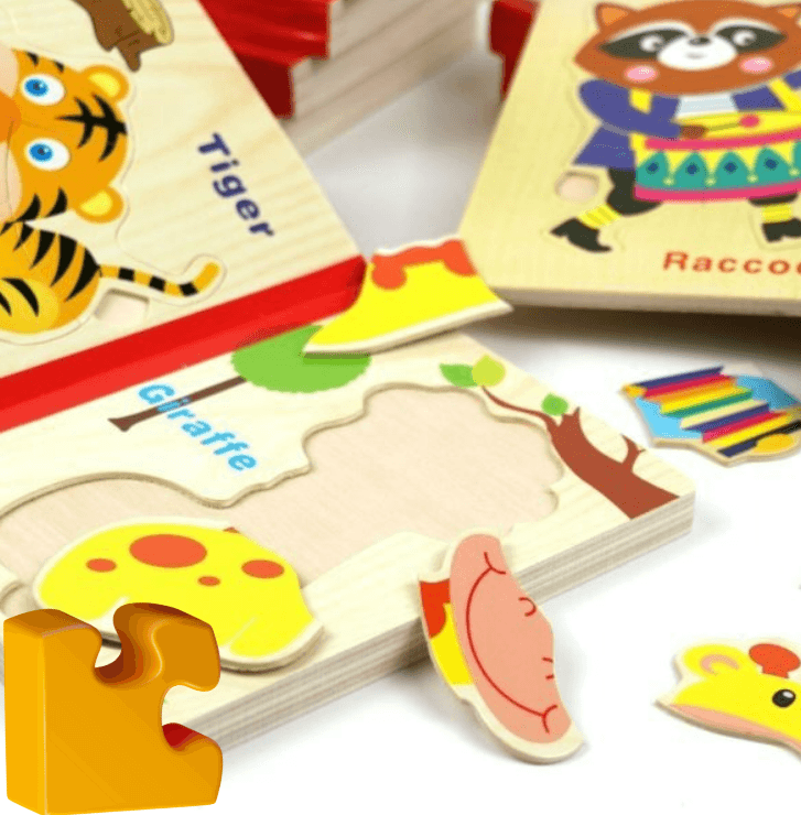 Wooden Puzzle Book